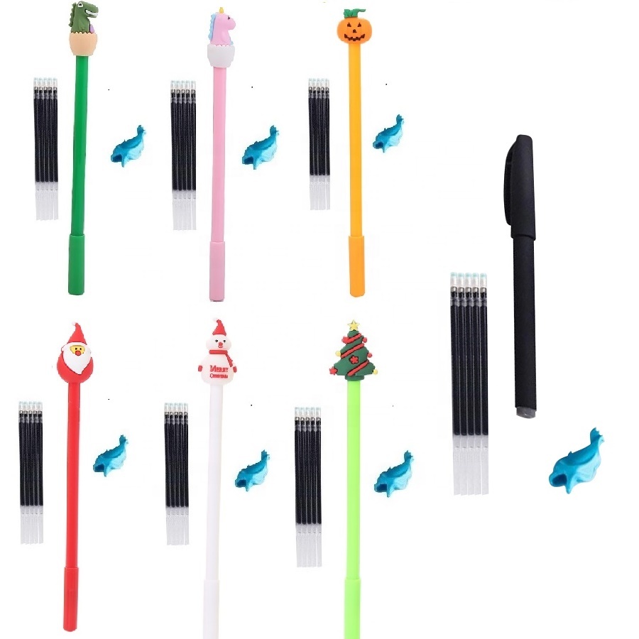 Copybook Disappearing Pen Christmas Tree Reindeer Snowflakes Pumpkins Unicorns Neutral pen Magic Practice Disappearing Pens