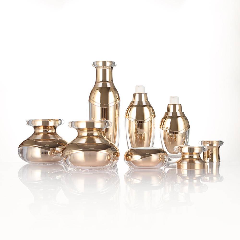 2021 New Popularity Hot Sale Products 50g Premium Rose Gold plastic Cosmetic Jars