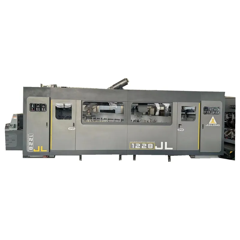 FFG Full automatic high speed flexo printing slotting rotary die cutting link line folder gluer machine