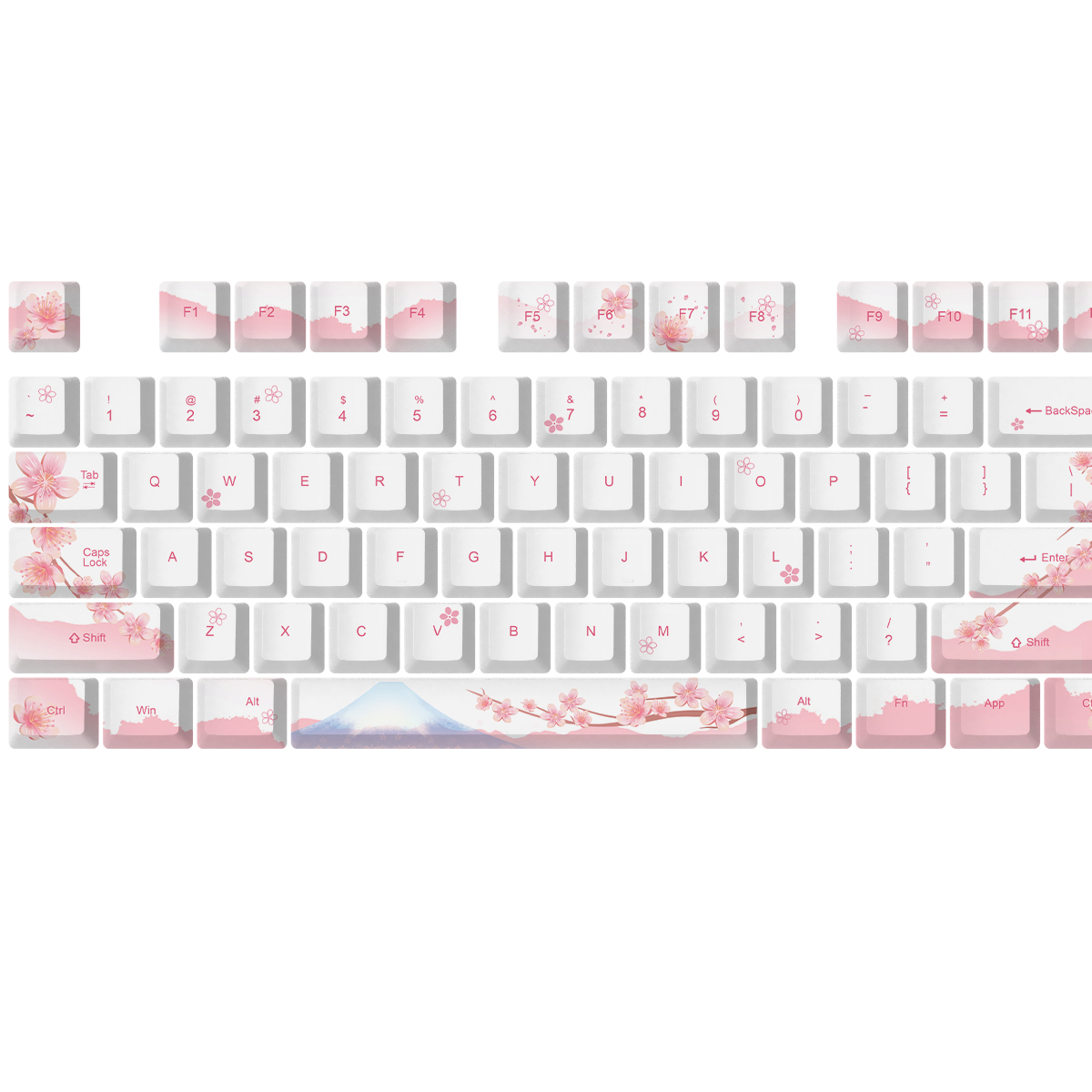 AFLION Cool Cute G915 сервис печати Keycaps механическая клавиатура для испанской клавиатуры