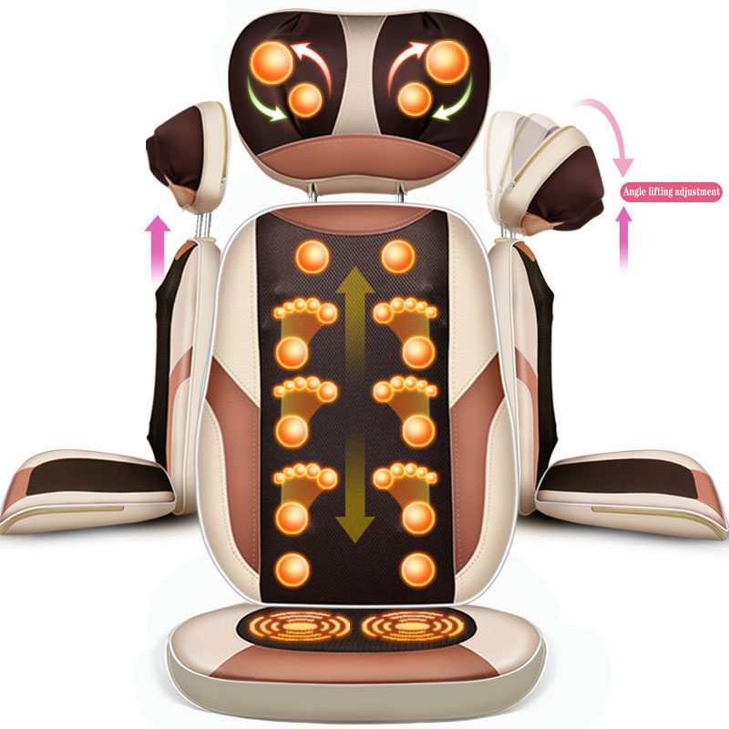 Whole Body Multifunctional Back Waist Shoulder Cervical Spine Massager Car Home Seat Cushion