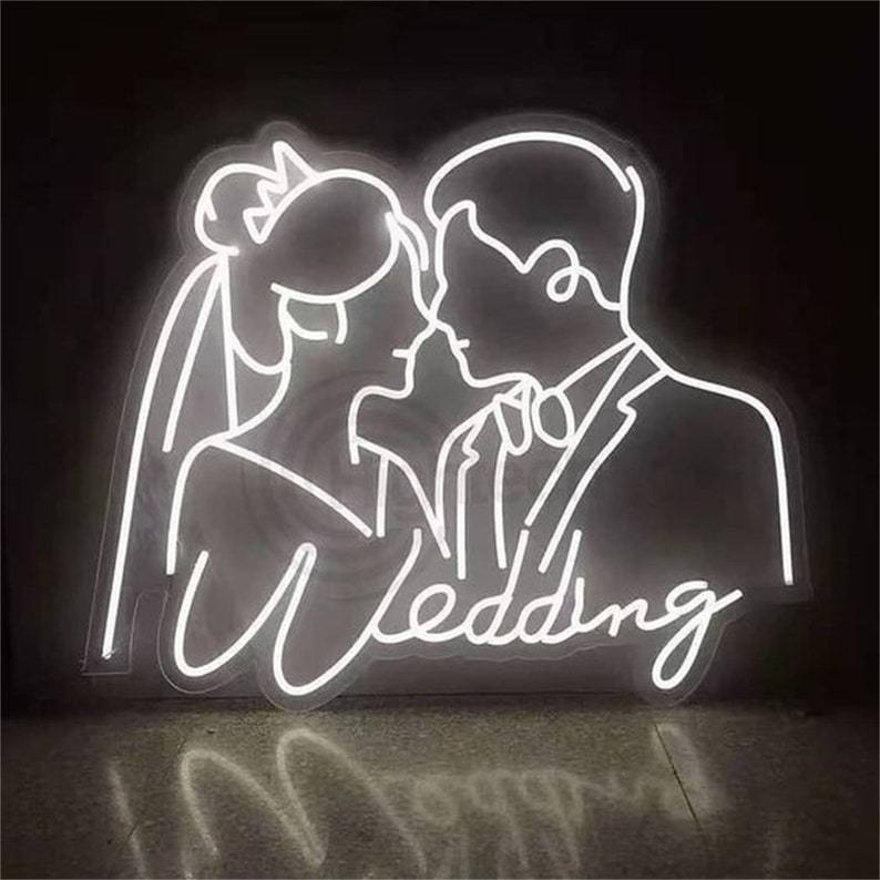 Energy Saving Neon Flex Bathroom Sign Love Signs Wedding Anniversary Decoration LED Neon Light Sign