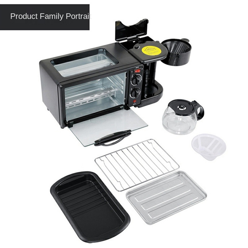 Factory direct multifunctional home breakfast machine three-in-one office coffee roaster