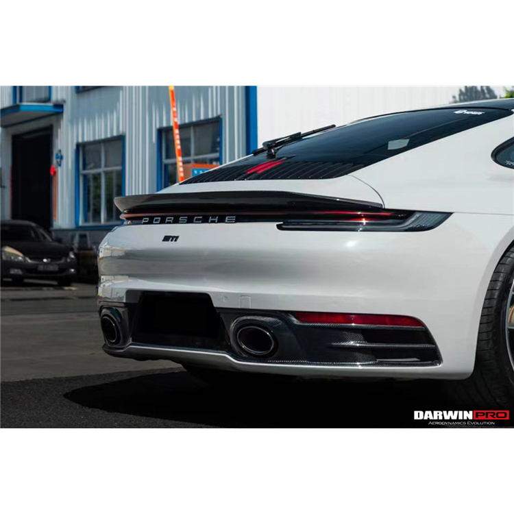 Маленький спойлер для багажника из углеродного волокна DarwinPRO BKSS Style для Porsche 992 911