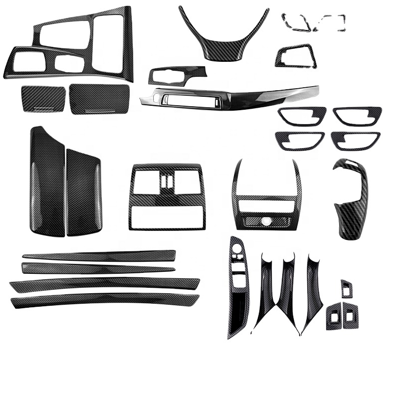 Suitable for BMW 5 Series F10 F18 2011-2017 carbon fiber car interior parts complete set of car interior stickers