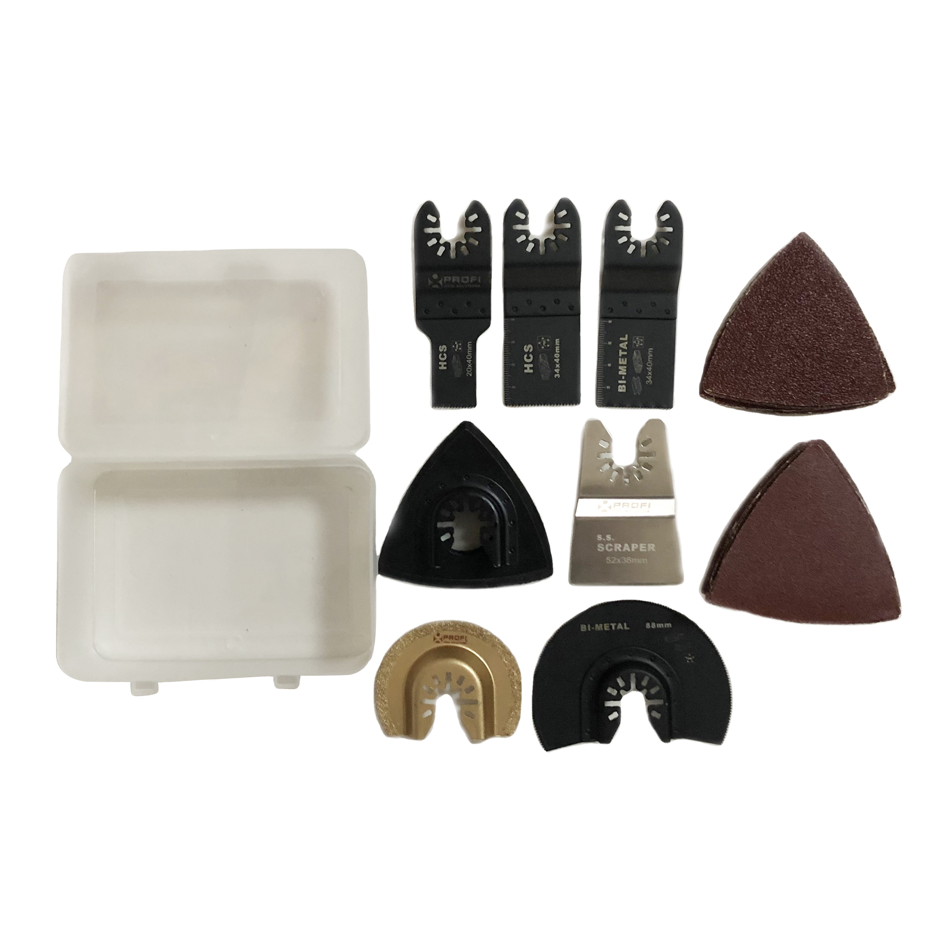 Moretop Brand 27 PCS oscillating tool blade set package
