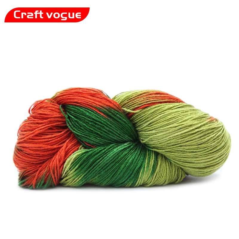 Craft Vogue factory supply soft touch stock lot high bulky open end hanks melange acrylic yarn skein