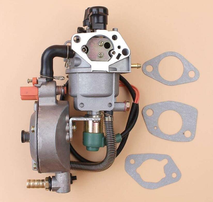 Auto Choke Dual Fuel Carburetor Conversion Kit For Honda GX390 13HP 188F 4.5KW-8KW Generator LPG/CNG/Gasoline Carb