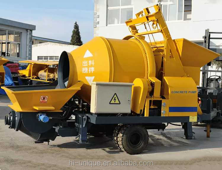 Прямая продажа с фабрики jbs40 Бетономешалка с насосом электрический цена
