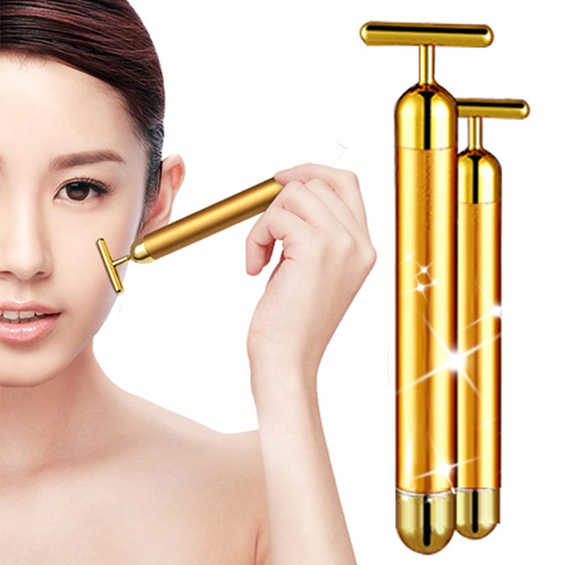 24k gold beauty bar, обновленный косметический набор для лица, подтяжка лица