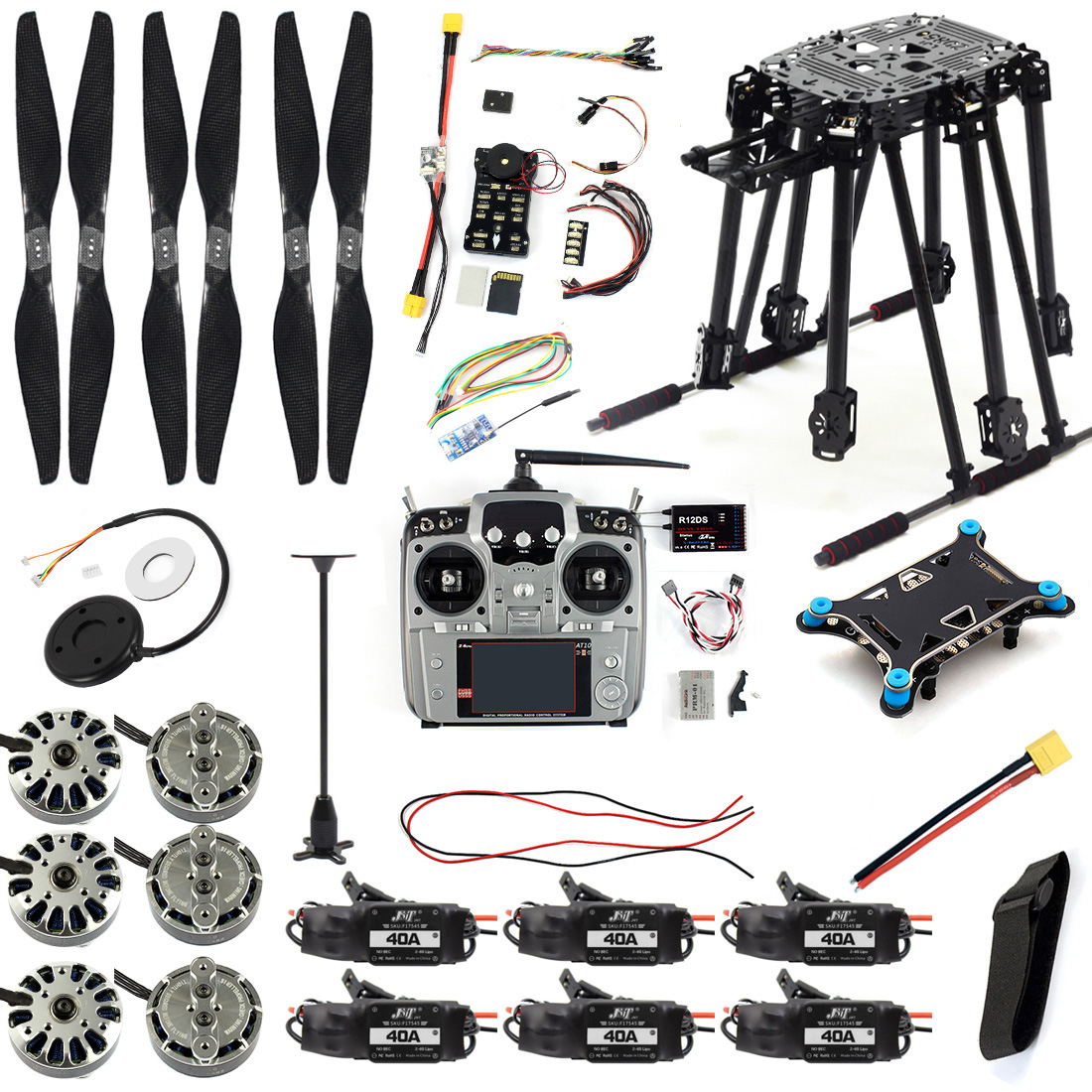 DIY M8N GPS Радио Телеметрия ESC Мотор реквизит PIX PIX4 полет AT10 управление ZD850 радиоуправляемый самолет комплект гексакоптер Дрон