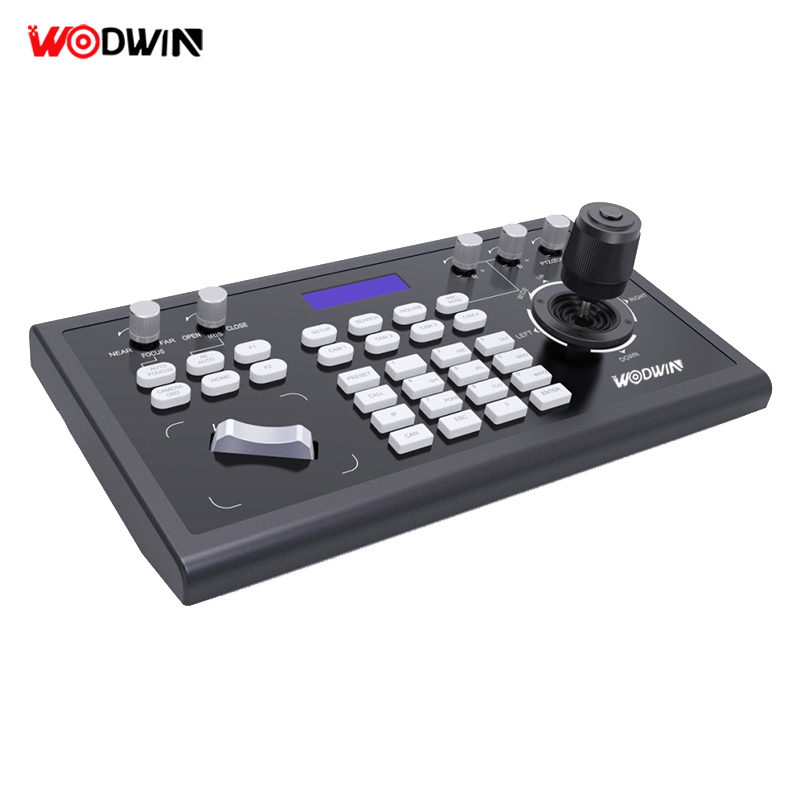 WODWIN IP RS485 RS422 контроллер клавиатуры для конференц-связи Ptz контроллер камеры джойстик для трансляции трансляций в прямом эфире