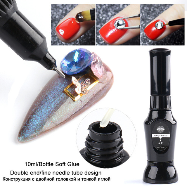 2021 Super strong nail glue for nail art decoration soft nail glue