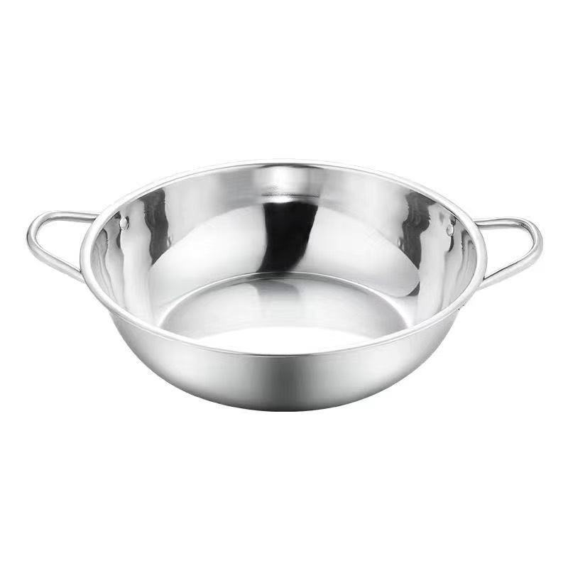 Soup Pot Induction Cooker Multifunctional Outdoor Cooking Utensils Stainless Steel Handle Metal Tortilla Press Kitchen Chapathi