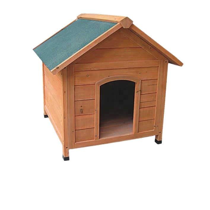 Outdoor wooden dog house dog kennel cage