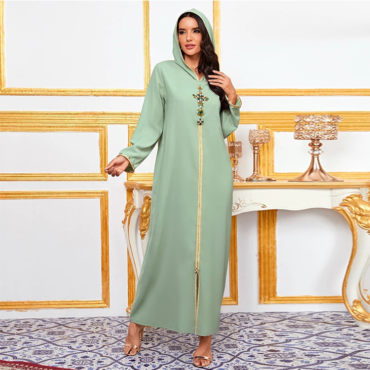 Женское платье-хиджаб Abaya, мусульманское платье из Турции, одежда в африканском стиле для женщин, Musulman Djellaba Femme Djellaba