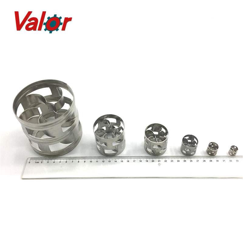 2 inch SS 316 Metal Random Packing Pall Ring Specification