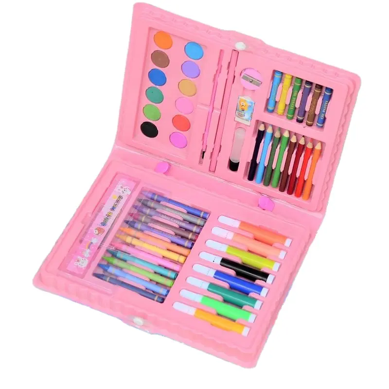 Children Kids Colored Pencil Artist Kit Set Painting Crayon Marker Pen Brush Drawing Tools Set Kindergarten Supplies