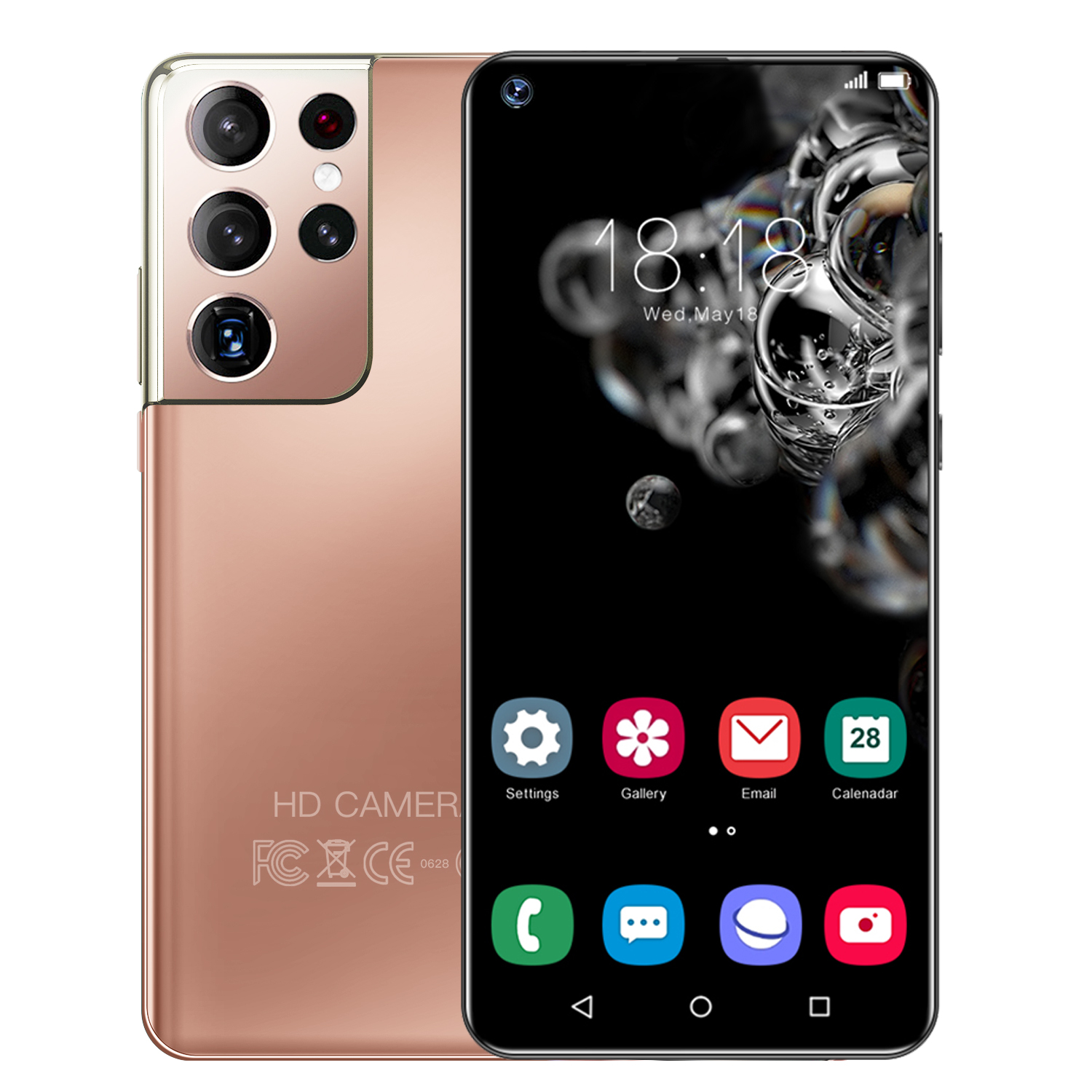 Новинка Samsung S21Utra Android 7,2 дюймов 3G 4G 5G Android телефон оптом Оригинальный разблокированный смартфон мобильные телефоны 4g