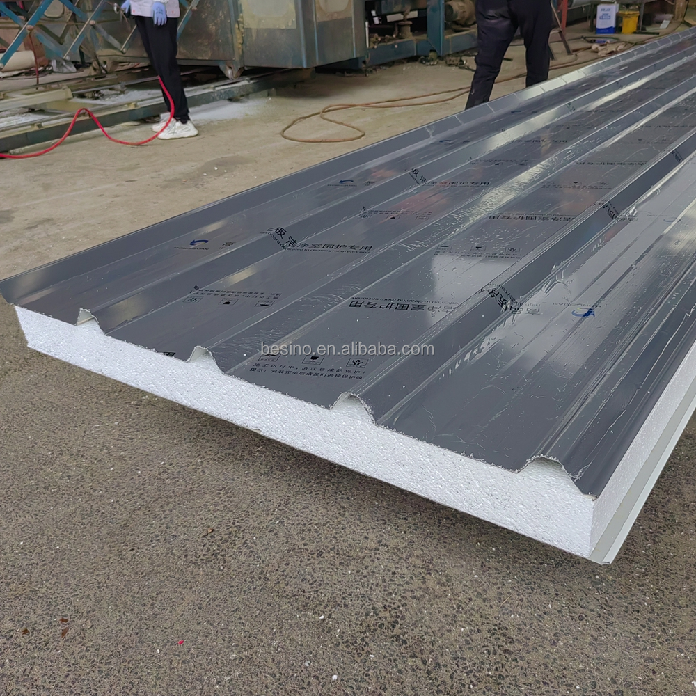 Best Selling Factory Thermal Aluminum Insulated Sandwich Panels Price Eps Sandwich Panels for Roof