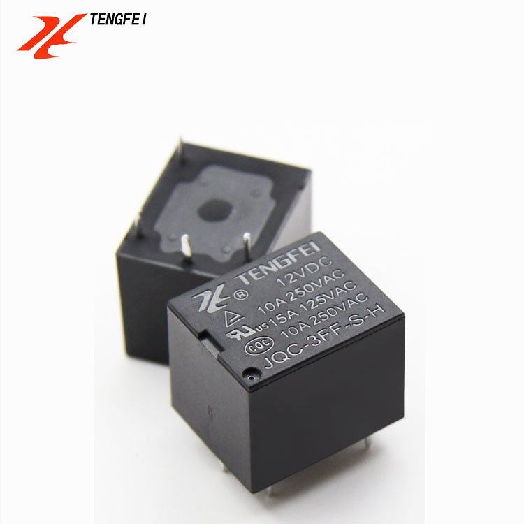 TENGFEI JQC-3F T73 DC12V 4 Pin Электрический триггерный релейный модуль
