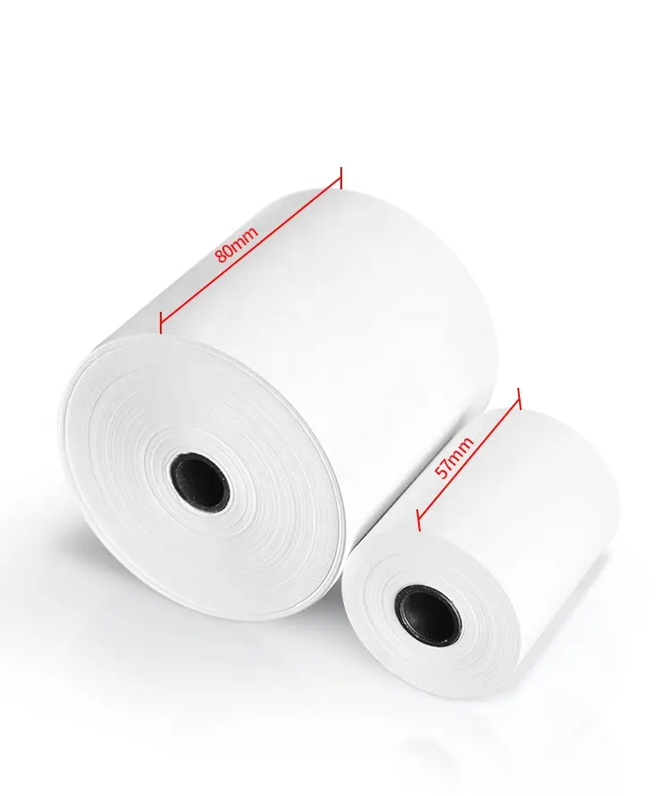 Customized Thermal Paper Rolls Wrapping Machinery Digital Printers Rewinding Thermal Insulation Paper Rolls