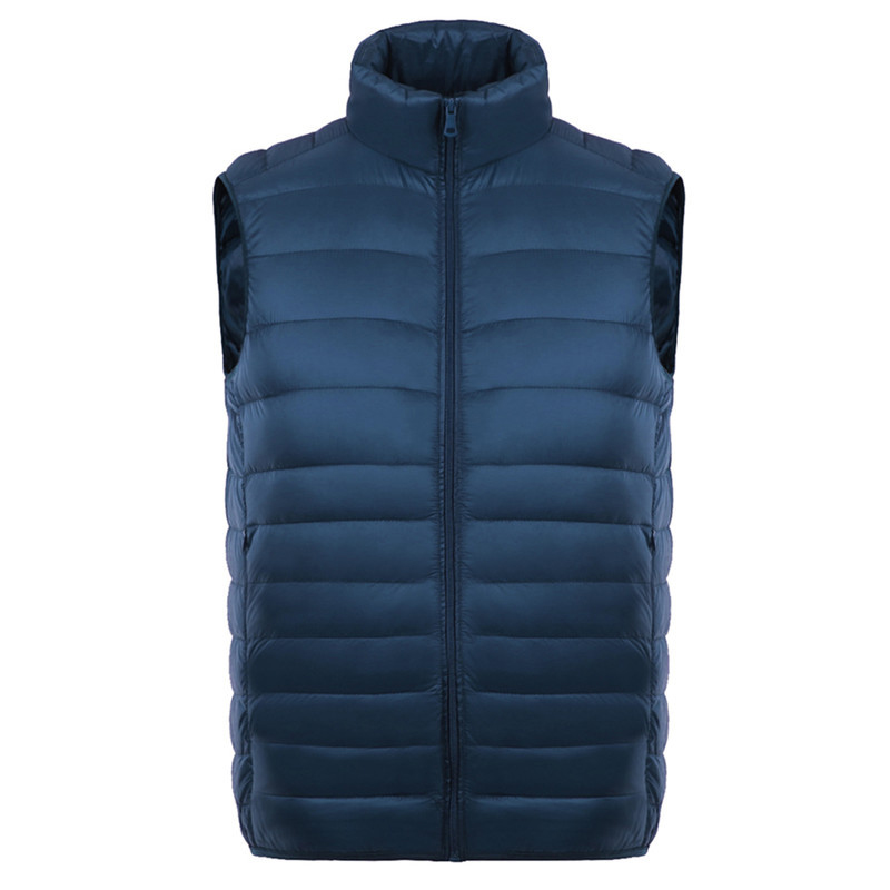 men's puffer vest custom High Quality warm Padded vests outdoor casual sleeveless jacket