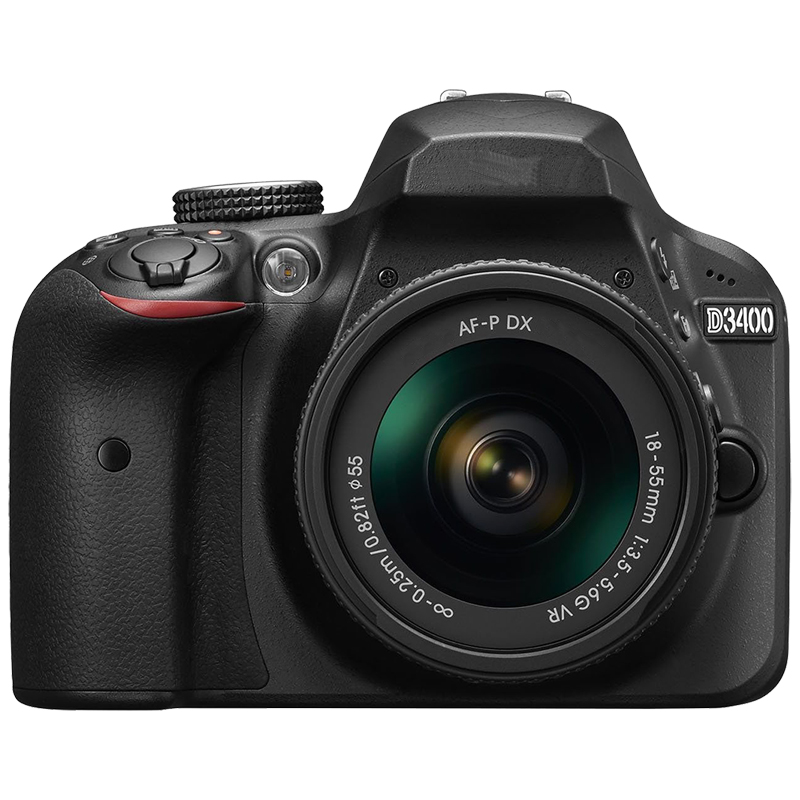 Цифровая фотокамера D3400 тела 24,2 МП APS-C рамки 1080p используется для камеры с Bluetooth и черная зеркальная камера d3400