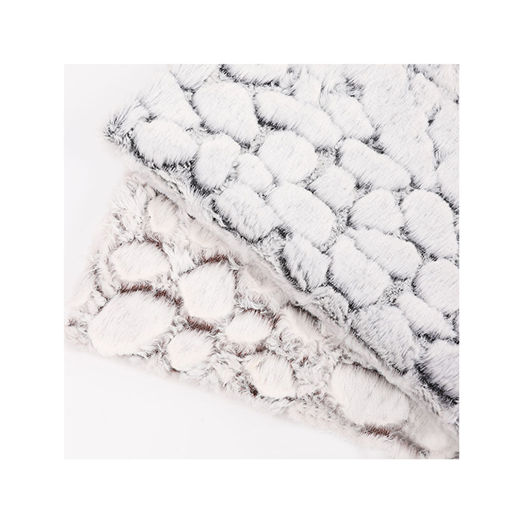 KINGCASON Customized Color Back print Polyester Home Textile PV Plush Faux Fur Fabric For Sofa Furniture Cover / Toys