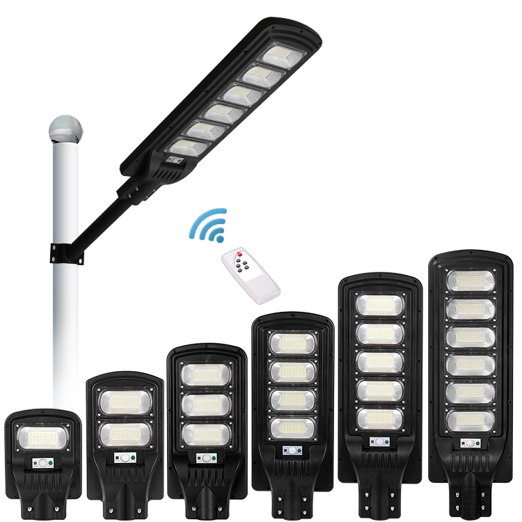 Lamp High Lumen Motion Sensor Waterproof Integrated Outdoor Luminaria Road Led Garden Solar Street Lights