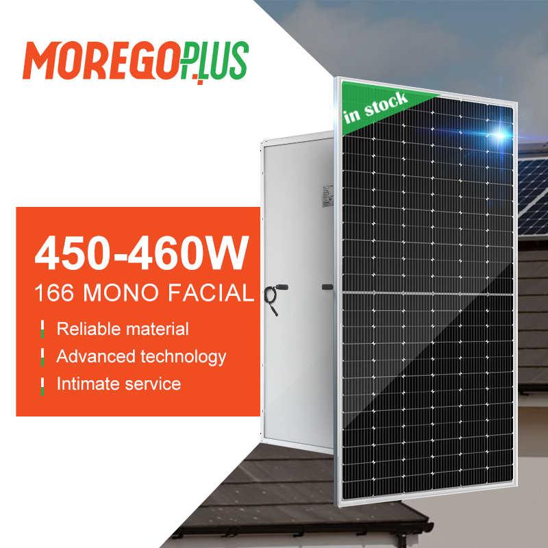 Moregoplus 166 Single 72 Model Solar Panels 450W 455W 460W for home solar module system