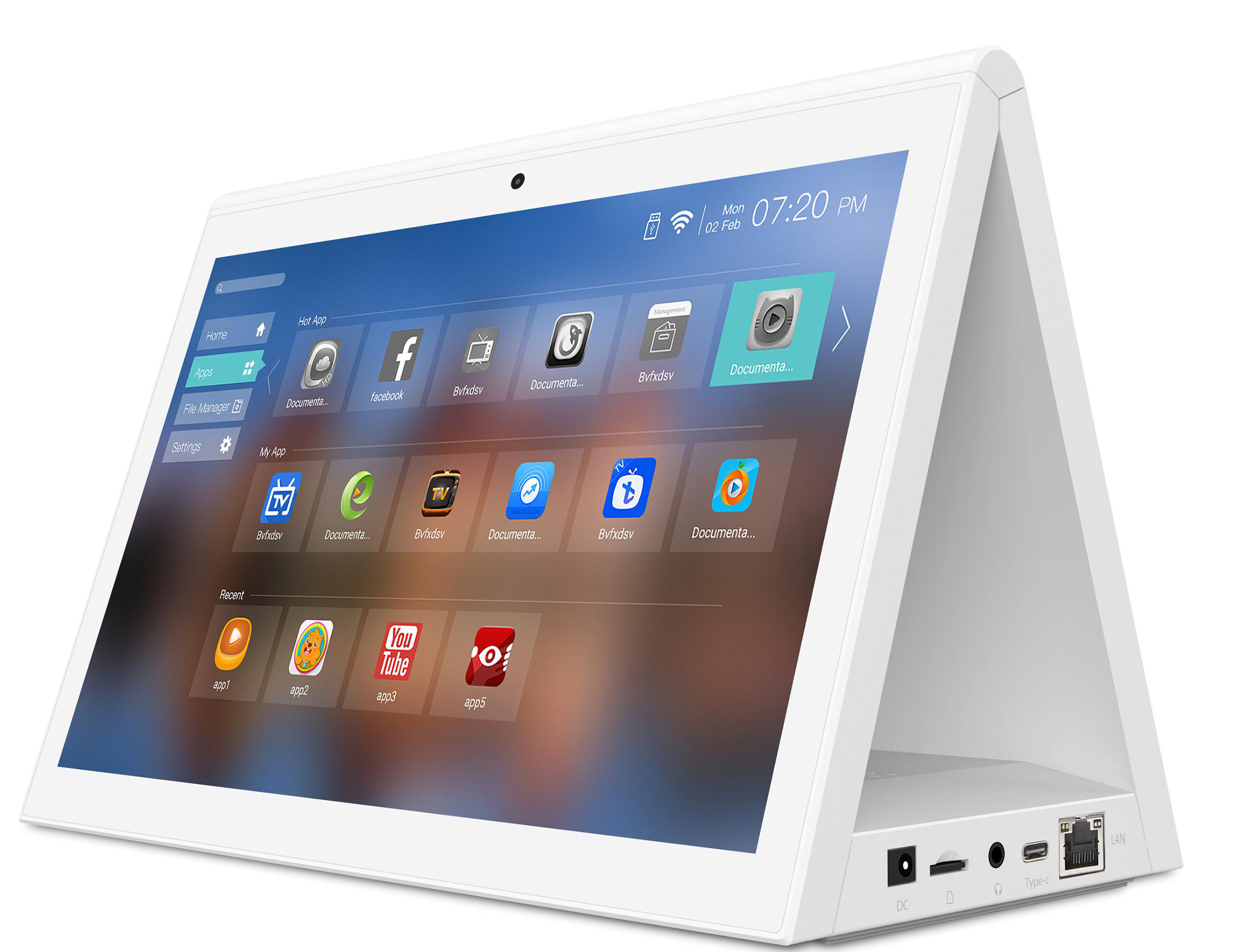 New 10.1 inch Poe Android Panel PC Android tablet 8.1 OS with RK3288  10-Point capacitive touch