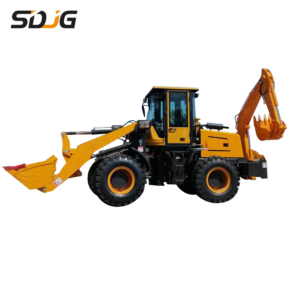 FREE SHIPPING!! China 4x4 Wheel Drive mini loader backhoe loader for sell with Snow shovel so on