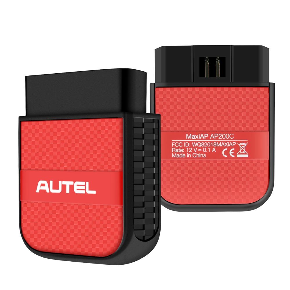 Autel MaxiAP AP200C ap 200 OBD2 автомобильный диагностический инструмент считыватель кодов для Iphone Android PK AP200 & AP200M