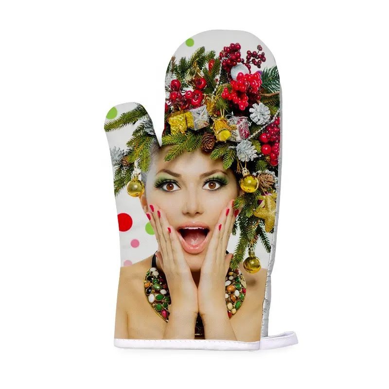 Wholesale Funny Custom Blank Sublimation Kitchen Oven Mitts