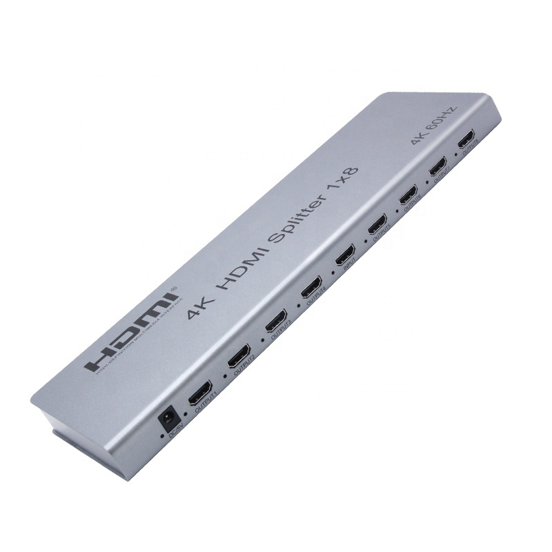 Цифровой сплиттер с 8 портами HDMI 4K 60 Гц, 1X8, поддержка 8 выходов, Full HD 1080P
