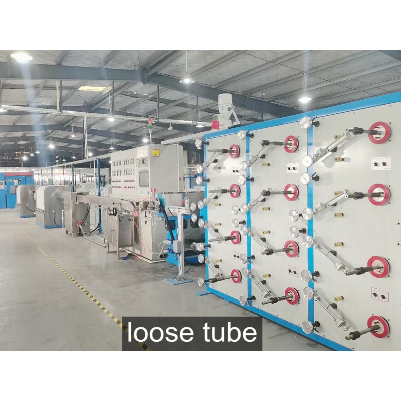 90 PLC Optic Fiber Cable Extrusion Machine