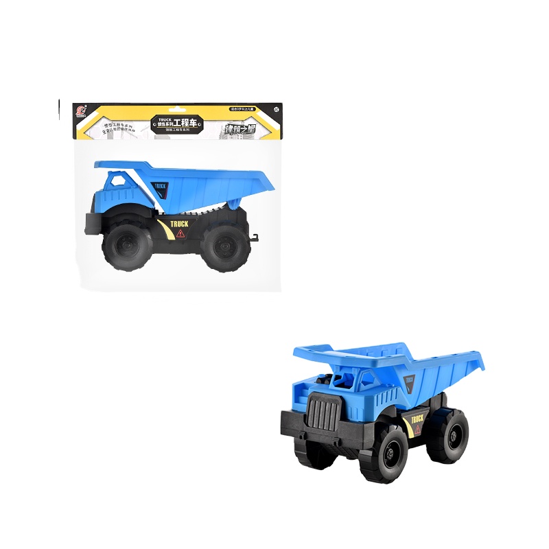 Hot saling stock kids favorite Inertial car mini diecast car construction vehicle unloading truck