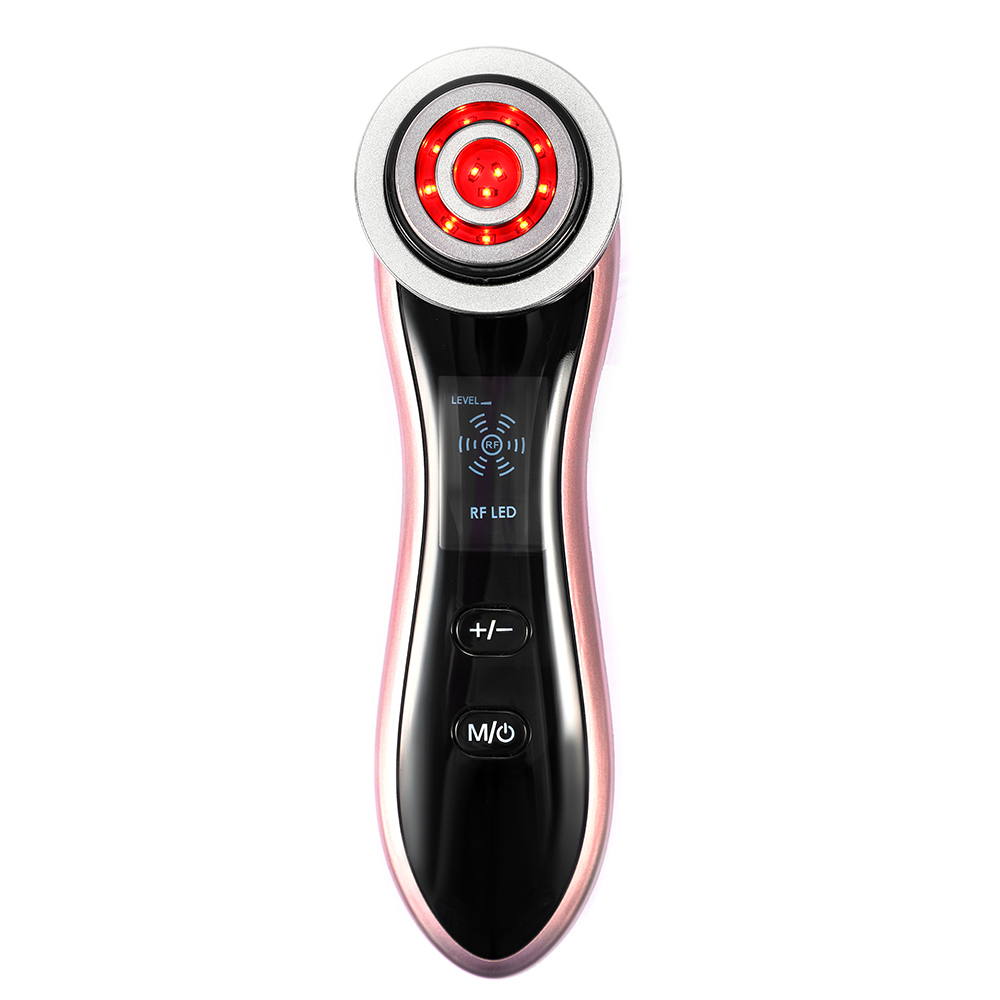 High Frequency Facial Machine, 5 in 1 Facial Massager Microcurrent Recharable Facial Frequency Wand