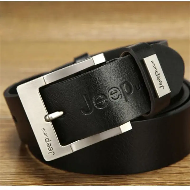 Guangzhou custom logo alloy buckle brown and black 100% genuine leather belt for men 100 pure cow leather belt