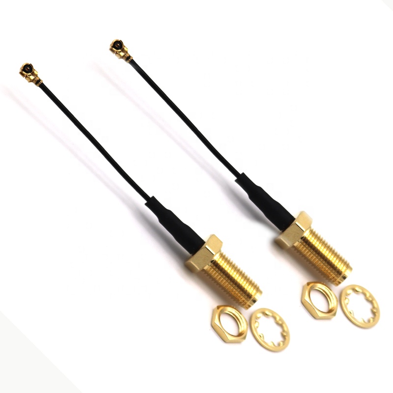 RF коаксиальный кабель в сборе SMA female к U.F.L/I-PEX с RG1.13/1,37/1,32 длиной кабеля в сборе составляет 30 мм