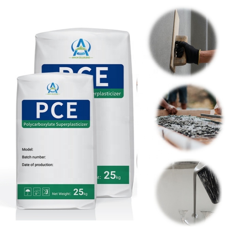 2024 Manufacturer Concrete Admixture Superplasticizer PCE Powder High Water Reducing PCE For Ordinary Dry Mix Mortar
