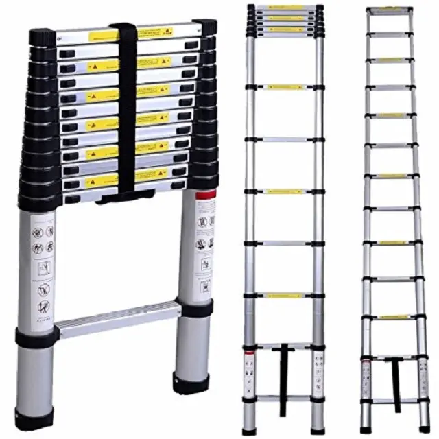 Multi-Purpose folding Aluminium Telescopic attic Ladder Extension Step ladder