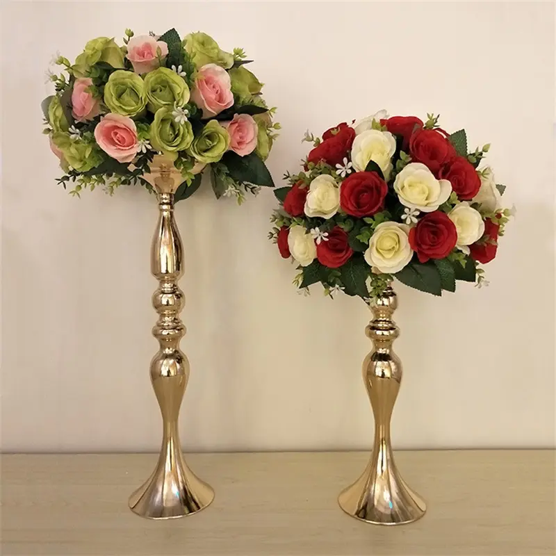 Metal Gold Flower Vases Decorative Modern Vase Wedding Centerpieces For Wedding Decoration,Table Centerpiece Decoration