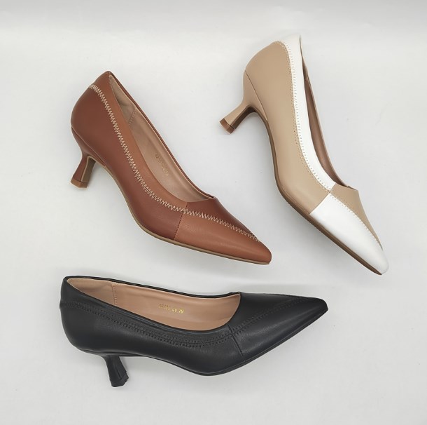 UP-2116J2024 Ladies High Heel Shoes Pointed Toe Female Office Dress Single Work Pumps for Women