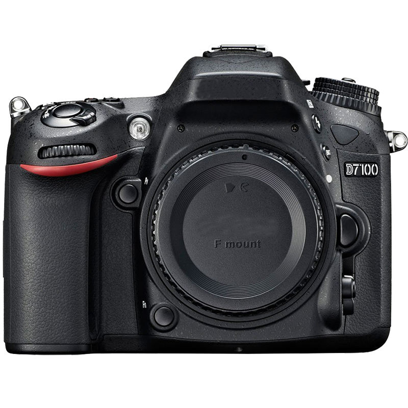 Оригинальный Подержанный бренд D7100 HD высокопиксельная зеркальная камера, одна камера, сумка для камеры с плечевым ремнем для зарядного устройства аккумулятора