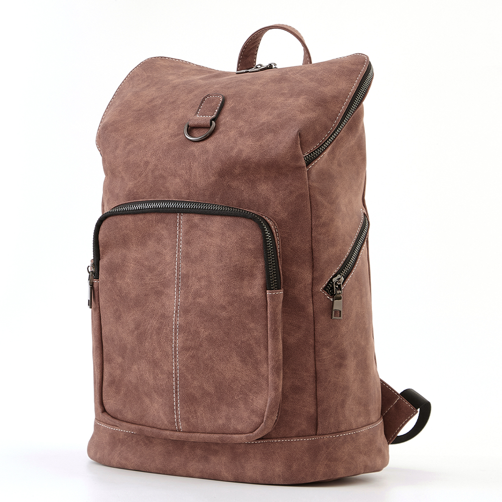 2021 new design fashion ladies leather backpack custom pu leather portable backpack for women