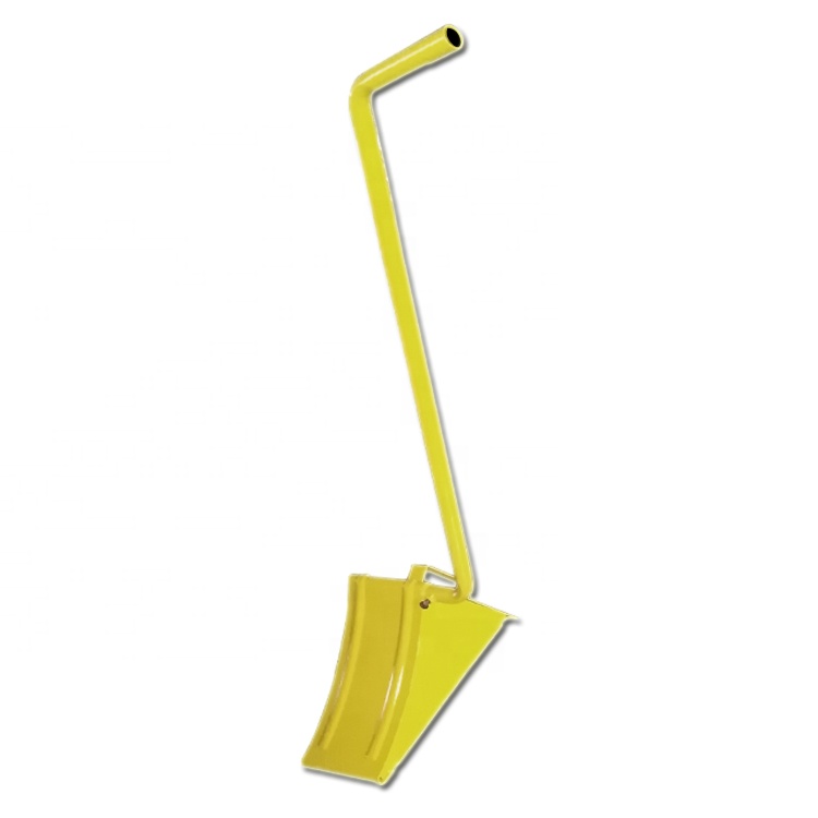 Steel Wheel Chock With Handle, Loading Capacity 1,000lbs, Powder Coated, Yellow