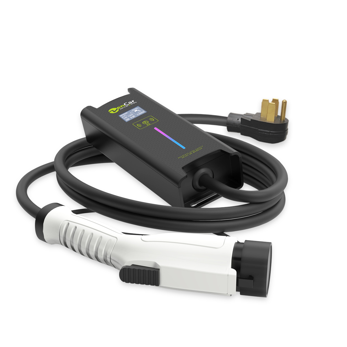 Zencar Type 1 J1772 40 Amp Level 2 Electric Vehicle charger to Nema 14-50