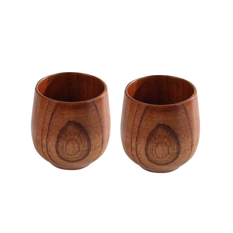 TAOTAOJU Durable Wear-resistant Zizyphus Jujube Wood Material Solo Coffee Cups Natural Wooden Tableware Tea Cup